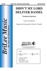 Didn't My Lord Deliver Daniel Two-Part choral sheet music cover